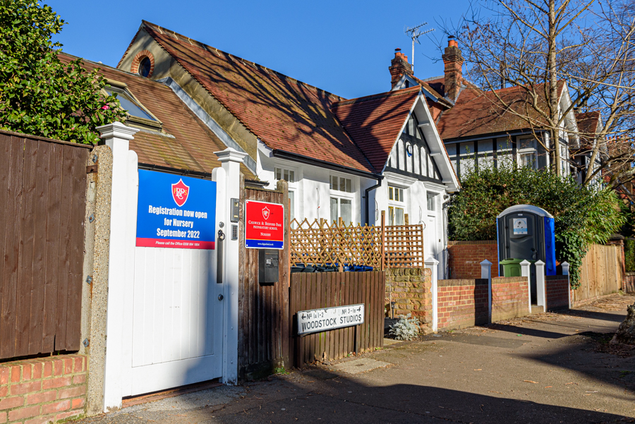 Chiswick Book Festival venue Chiswick & Bedford Park Preparatory School Nursery,  1-2 Woodstock Studios, Woodstock Road, London W4 1DR