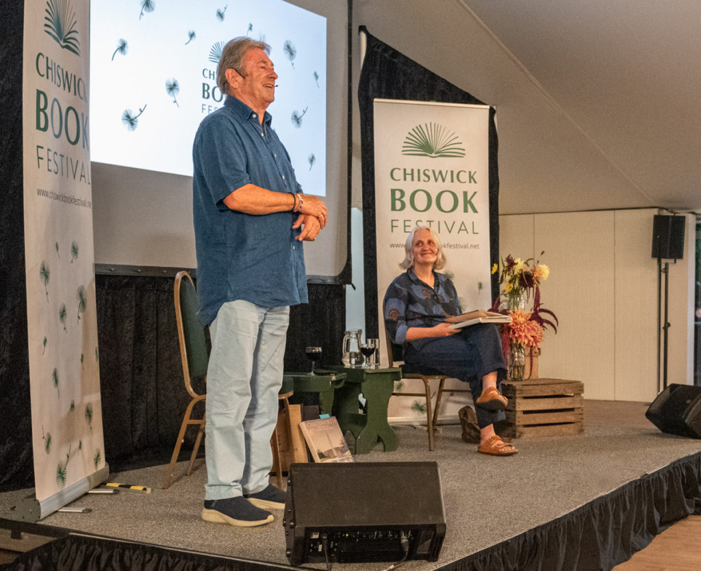 At a 2023 Chiswick Book Festival event at Chiswick House, author and broadcaster Alan Titchmarsh talks to Rosie Fyles, Head of Gardens at Chiswick House & Gardens Trust about his new book Chatsworth: Its Gardens and the People who Made Them.