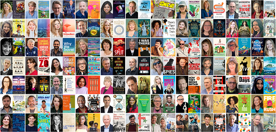 Authors who'll be appearing at the 2024 Chiswick Book Festival, which takes place 11-18 September 2024